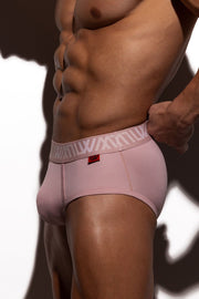 LVW AMSTERDAM Luxury Briefs Lycra ECO Brief Pink Salmon 13 - SexyMenUnderwear.com