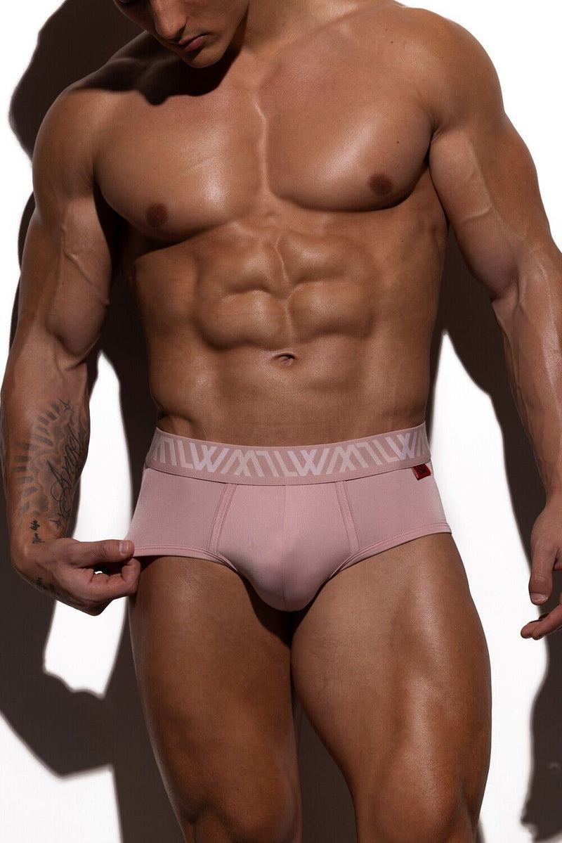 LVW AMSTERDAM Luxury Briefs Lycra ECO Brief Pink Salmon 13 - SexyMenUnderwear.com