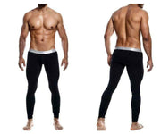 Malebasics Mens Legging Classic Pima Long Johns Onix MB105 2 - SexyMenUnderwear.com