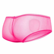 MALEBASICS MOB Boxer Hip Brief Sexy Erotic Underwear Sheer Hot Pink MBL04 3 - SexyMenUnderwear.com