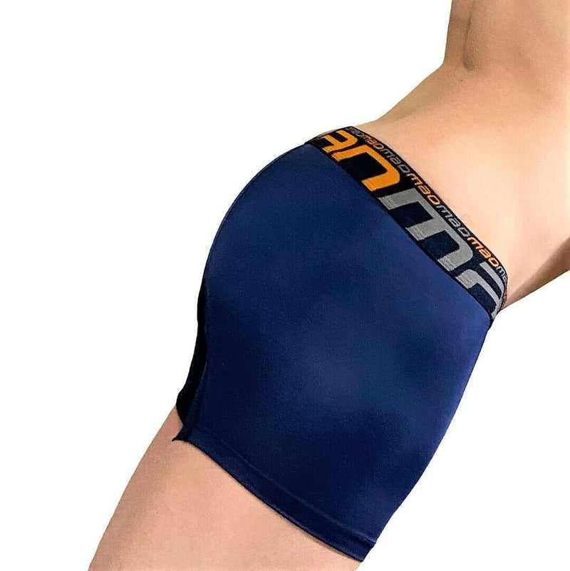 MAO Boxer Sports Classy Casual Super Soft Men Boxer Navy Orange 1113.11 7 - SexyMenUnderwear.com