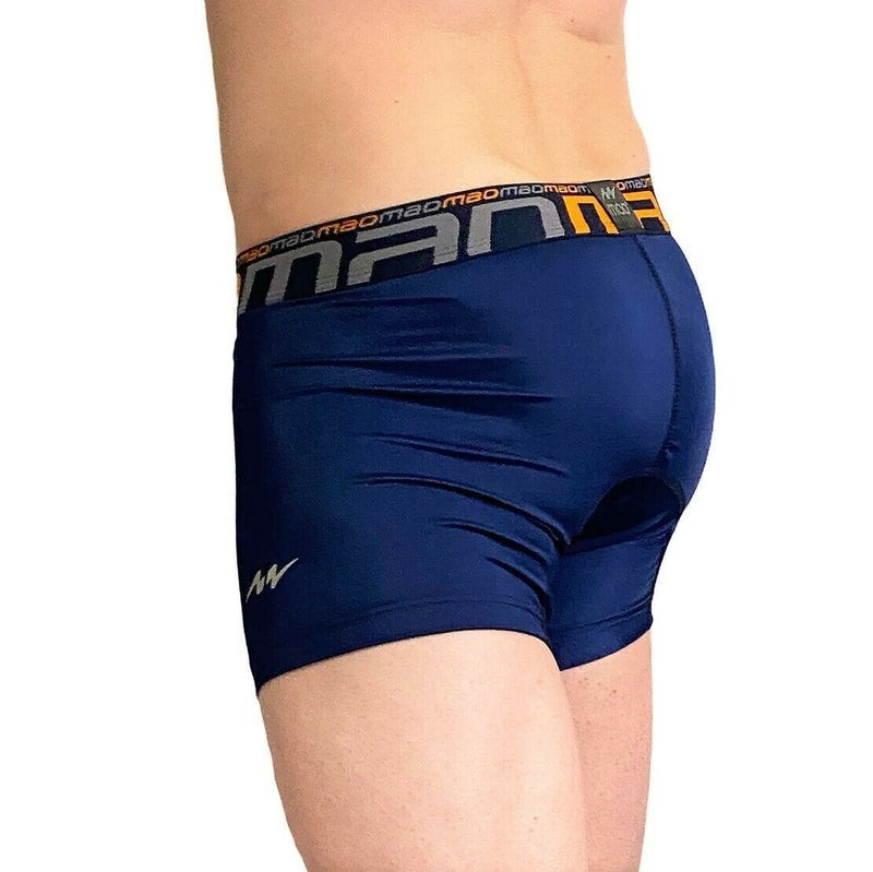 MAO Boxer Sports Classy Casual Super Soft Men Boxer Navy Orange 1113.11 7 - SexyMenUnderwear.com