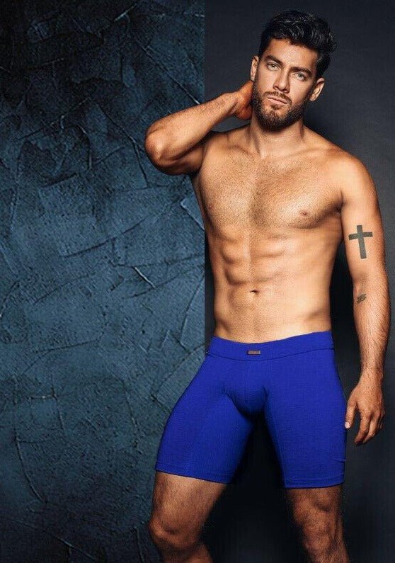 MAO Sport Compression Boxer Short Mid-Cut Underwear Royal 1111.27 15 - SexyMenUnderwear.com