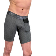MAO Sports Boxer Side Phone Pocket Gym Underwear Gray 1111.39 2 - SexyMenUnderwear.com