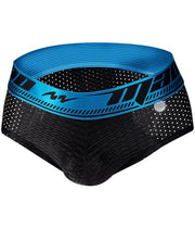 MAO Sports Brief Elastic Microfiber Neon Black Briefs 7522 1 - SexyMenUnderwear.com