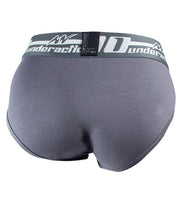 MAO Sports Briefs Line Stretchy Perfect Fit Cotton Gray Brief 13612.4 - SexyMenUnderwear.com
