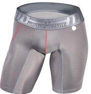 MAO Sports Compression Boxer Shorts Gym Sportswear Underwear Gray 7024 12 - SexyMenUnderwear.com