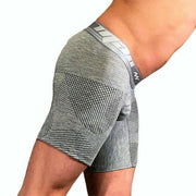 MAO Sports Long Boxers Microfiber Boxer Briefs Gray 6930 4 - SexyMenUnderwear.com
