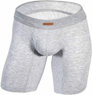 MAO USA Boxer Soft Cotton Flexible Flat Seams Boxer Briefs Light Gray 1113.4 10 - SexyMenUnderwear.com