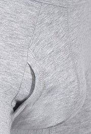 MAO USA Boxer Soft Cotton Flexible Flat Seams Boxer Briefs Light Gray 1113.4 10 - SexyMenUnderwear.com