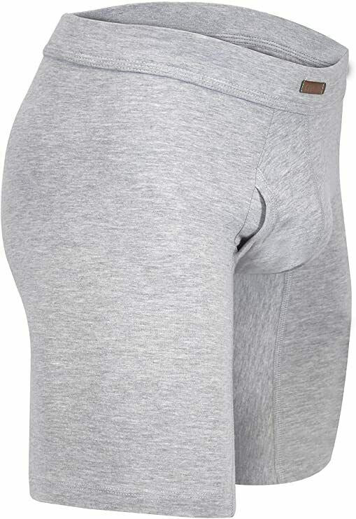 MAO USA Boxer Soft Cotton Flexible Flat Seams Boxer Briefs Light Gray 1113.4 10 - SexyMenUnderwear.com