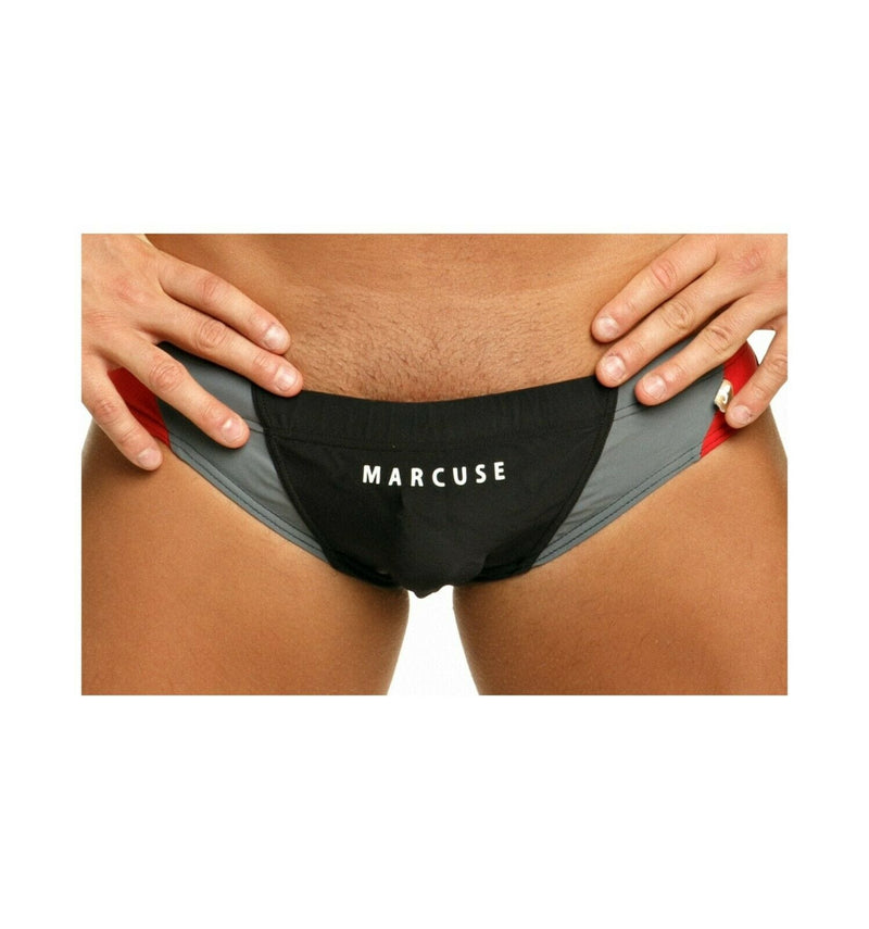 Marcuse Aquaholic Swim-Briefs Swimwear Black 4 - SexyMenUnderwear.com