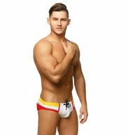 Marcuse Aviator Swim-Brief Swimwear Red 2 - SexyMenUnderwear.com
