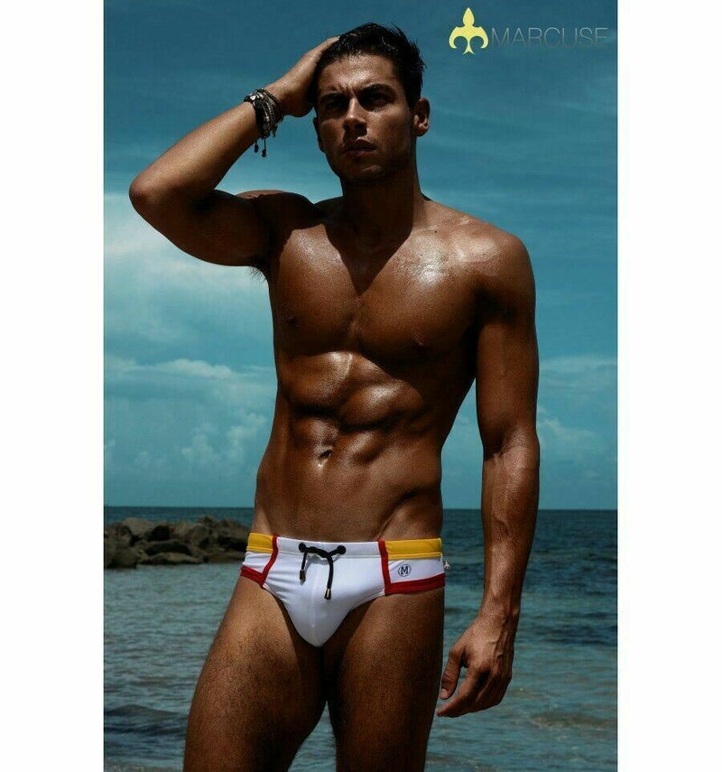 Marcuse Aviator Swim-Brief Swimwear Red 2 - SexyMenUnderwear.com
