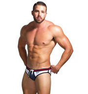 Marcuse Dragon Swim-brief Swimwear White 2 - SexyMenUnderwear.com