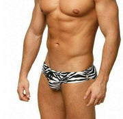 MARCUSE Jungle Swim-brief Swimwear Zebra 9517 3 - SexyMenUnderwear.com