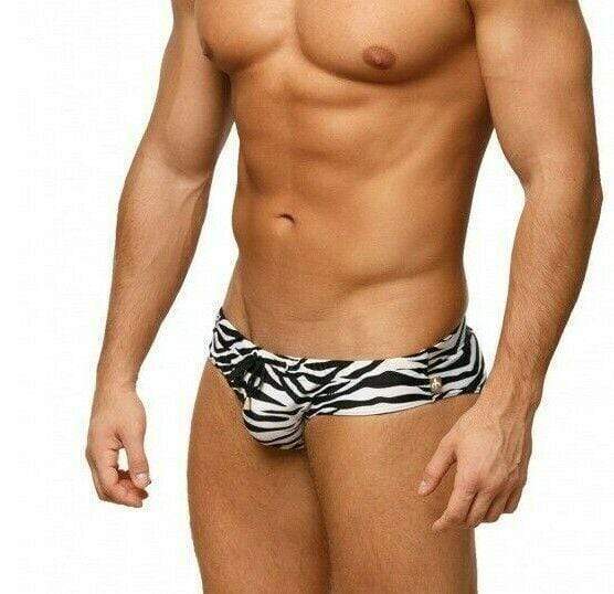 MARCUSE Jungle Swim-brief Swimwear Zebra 9517 3 - SexyMenUnderwear.com
