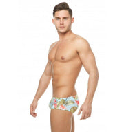 Marcuse Swim-Brief Havana Tropics Swimwear Blue 3 - SexyMenUnderwear.com