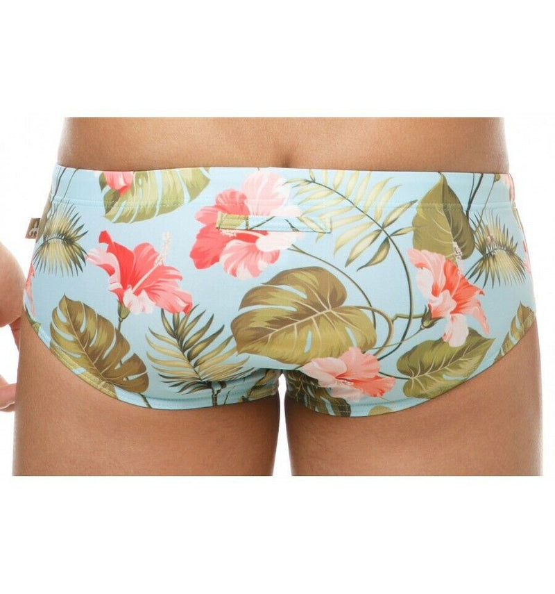 Marcuse Swim-Brief Havana Tropics Swimwear Blue 3 - SexyMenUnderwear.com