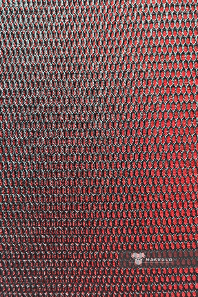 MASKULO Armored Color-Under Short Cycling Zipped Rear 3D Mesh Red SH062-10 34 - SexyMenUnderwear.com