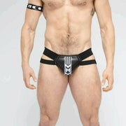 MASKULO Jockstrap Skulla White Jock Solid Shell Codpiece JS071-80 22 - SexyMenUnderwear.com