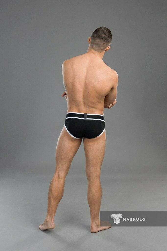 MASKULO Life Briefs Organic Cotton & 2-Mesh Layer White BR040-90 21 - SexyMenUnderwear.com