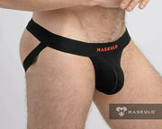 MASKULO MicroFiber Jockstrap Push-UP Lining Pouch Classic Black Jock JS072-90 17 - SexyMenUnderwear.com