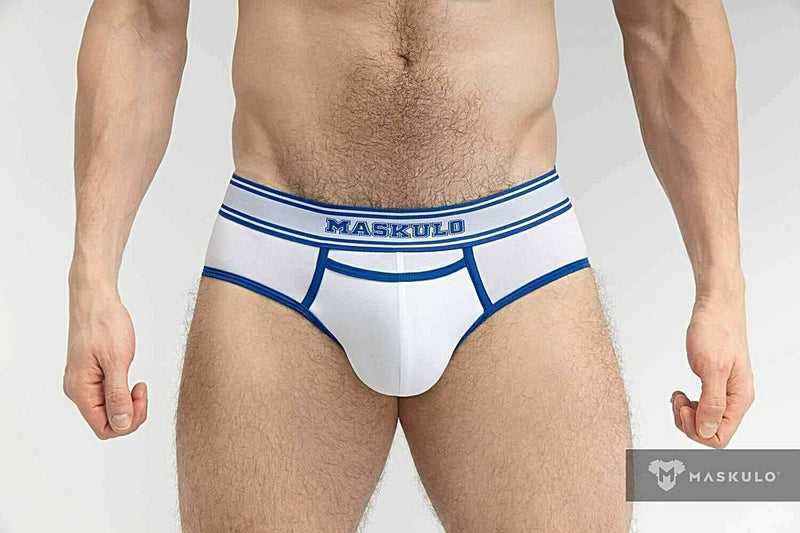 MASKULO Two pockets Briefs Elastic Band Breathable Cotton Brief BR161-64 25 - SexyMenUnderwear.com