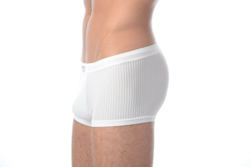 Medium Boxer HOM FRANCE Temptation Delight Boxer White 2 - SexyMenUnderwear.com