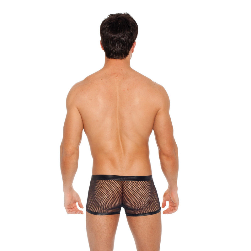 Medium GH Boxer Brief Beyond Doubt Mesh Fabric Black 110205 102 - SexyMenUnderwear.com