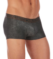 Medium Gregg Homme Boxer Brief Bronco Suede Cowhide Charcoal 113005 113 - SexyMenUnderwear.com