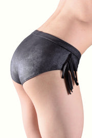 MEDIUM Gregg Homme Fringed Brief Charcoal MX5 9 - SexyMenUnderwear.com
