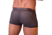 Medium Gregg Homme High-rise Honeycomb Boxer Brief Charcoal 132206 72 - SexyMenUnderwear.com