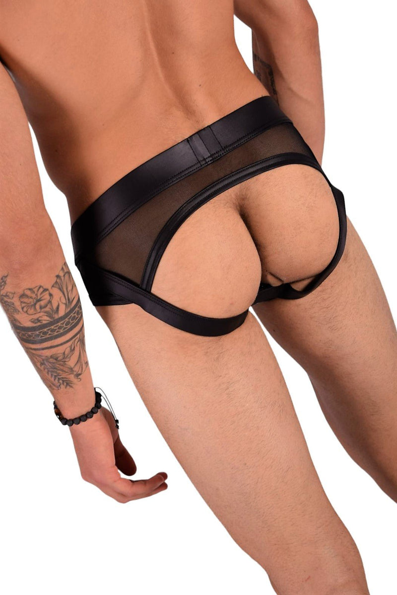 Medium Gregg Homme Jockstrap Reckless Black 140734 78 - SexyMenUnderwear.com