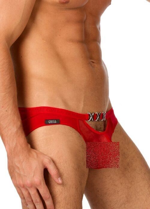 MEDIUM Gregg Homme PIMP See-Thru Tank top Red 96622 GT2 - SexyMenUnderwear.com