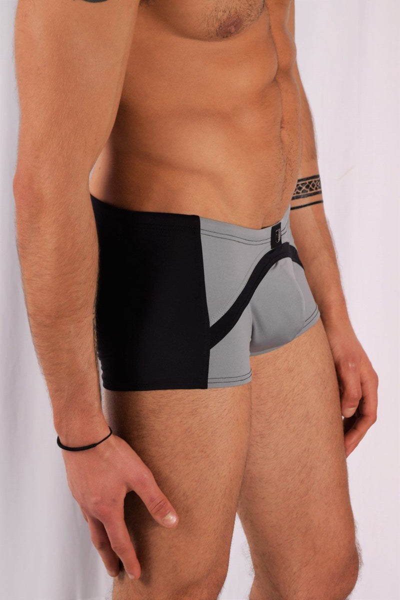 Medium GREGG HOMME Swim-Trunk Reef Special Edition Swimwear Dark Grey 151305 138 - SexyMenUnderwear.com