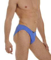 Medium Gregg Homme SwimWear Ocean Swim Briefs Blue 100345 SWB1 - SexyMenUnderwear.com