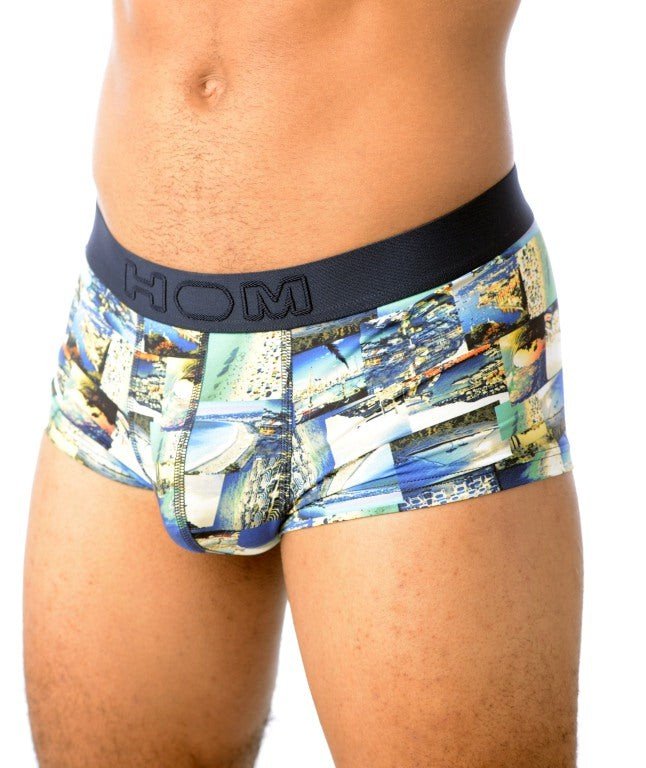 Medium HOM Bill Boxer Polyamide Elastane 01869 Multicolor 1 - SexyMenUnderwear.com
