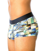 Medium HOM Bill Boxer Polyamide Elastane 01869 Multicolor 1 - SexyMenUnderwear.com