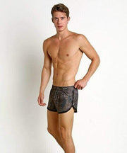 MEDIUM Modus Vivendi Swimwear Jogging Cut Camo Swim-Short Khaki S1722 38 - SexyMenUnderwear.com