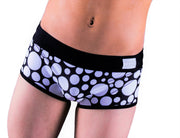MEDIUM Modus Vivendi Swimwear Polka dot Brazil Cut Boxer Brief Swimsuit Black KS1821 19 - SexyMenUnderwear.com