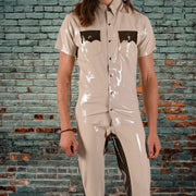 MEDIUM Police Uniform Fetish Mens Rubber Latex Suits Polymorphe Canada - SexyMenUnderwear.com