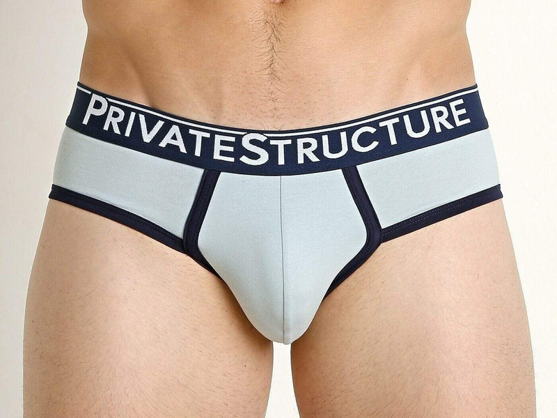Medium Private Structure Brief Quantum Blue Haze Cotton Briefs 3610 8 - SexyMenUnderwear.com