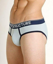 Medium Private Structure Brief Quantum Blue Haze Cotton Briefs 3610 8 - SexyMenUnderwear.com