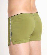 MEDIUM Private Structure Utopia Boxer Short Army 5-44 - SexyMenUnderwear.com
