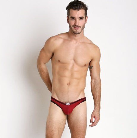 MEDIUM Profenz Private Structure Red Bikini Brief 5-50 - SexyMenUnderwear.com