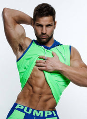 MEDIUM PUMP! Tank Top Shock Wave Camisole Fashion Debardeur Neon 14007 P3 - SexyMenUnderwear.com