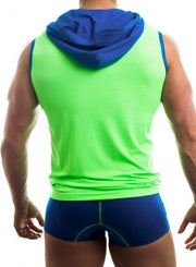 MEDIUM PUMP! Tank Top Shock Wave Camisole Fashion Debardeur Neon 14007 P3 - SexyMenUnderwear.com