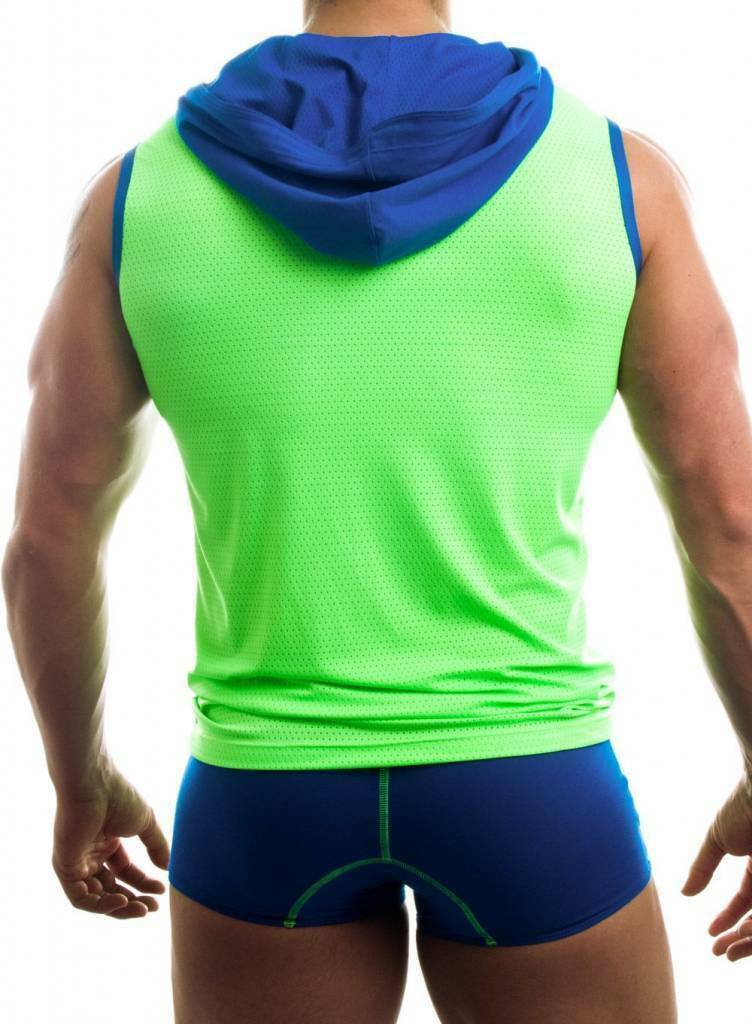 MEDIUM PUMP! Tank Top Shock Wave Camisole Fashion Debardeur Neon 14007 P3 - SexyMenUnderwear.com