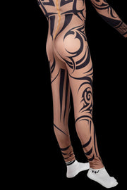 Men Stretchy Body suit Tattooed Boy  S/M 3108 2